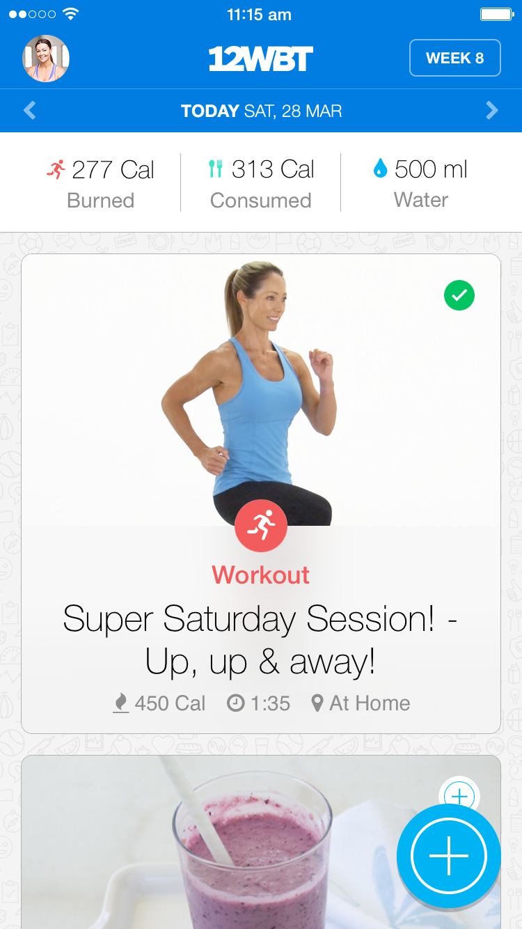 Product Market Fitness: Creating a User-Centered Workout App desktop layout
