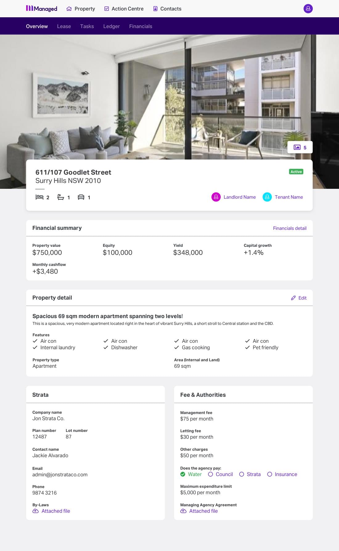 Payment-Centric Property Management: Our Journey in Creating a Seamless Product Experience desktop layout